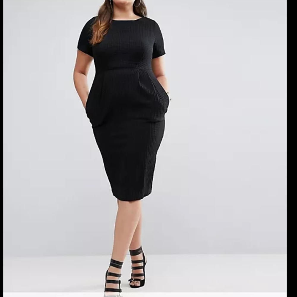 ASOS CURVE Midi Wiggle Dress